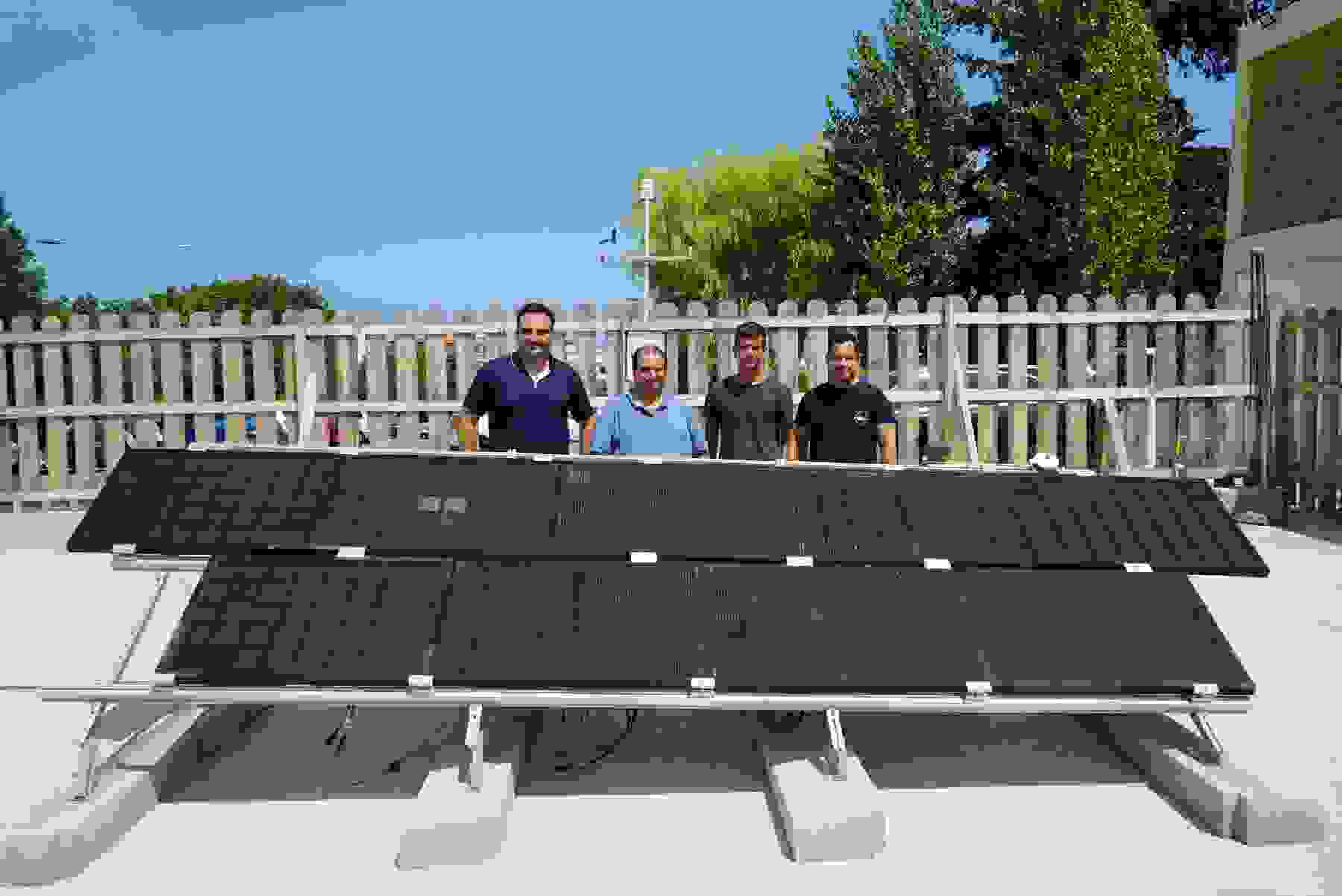 Graphene Flagship’s Work Package for Energy Generation combined graphene and related materials to perovskite cells and reached record levels of performance and stability. The project resulted in the first graphene-perovskite solar farm on Crete. Graphene Flagship Spearhead Project GRAPES is pushing solar cell technology a step ahead by reducing the levelised cost of energy to below €20 per MWh. Credit: Graphene Flagship